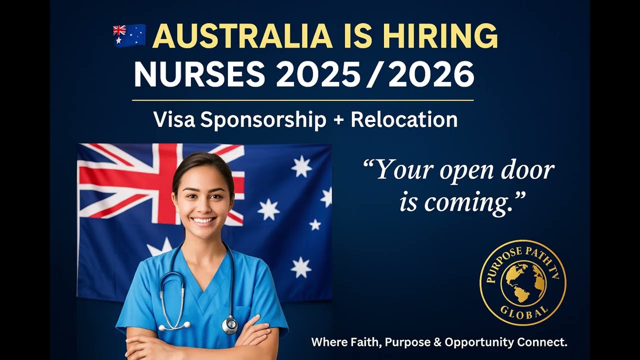 Your Open Door to Australia Nursing Jobs 2025/2026 | Visa Sponsorship + Relocation