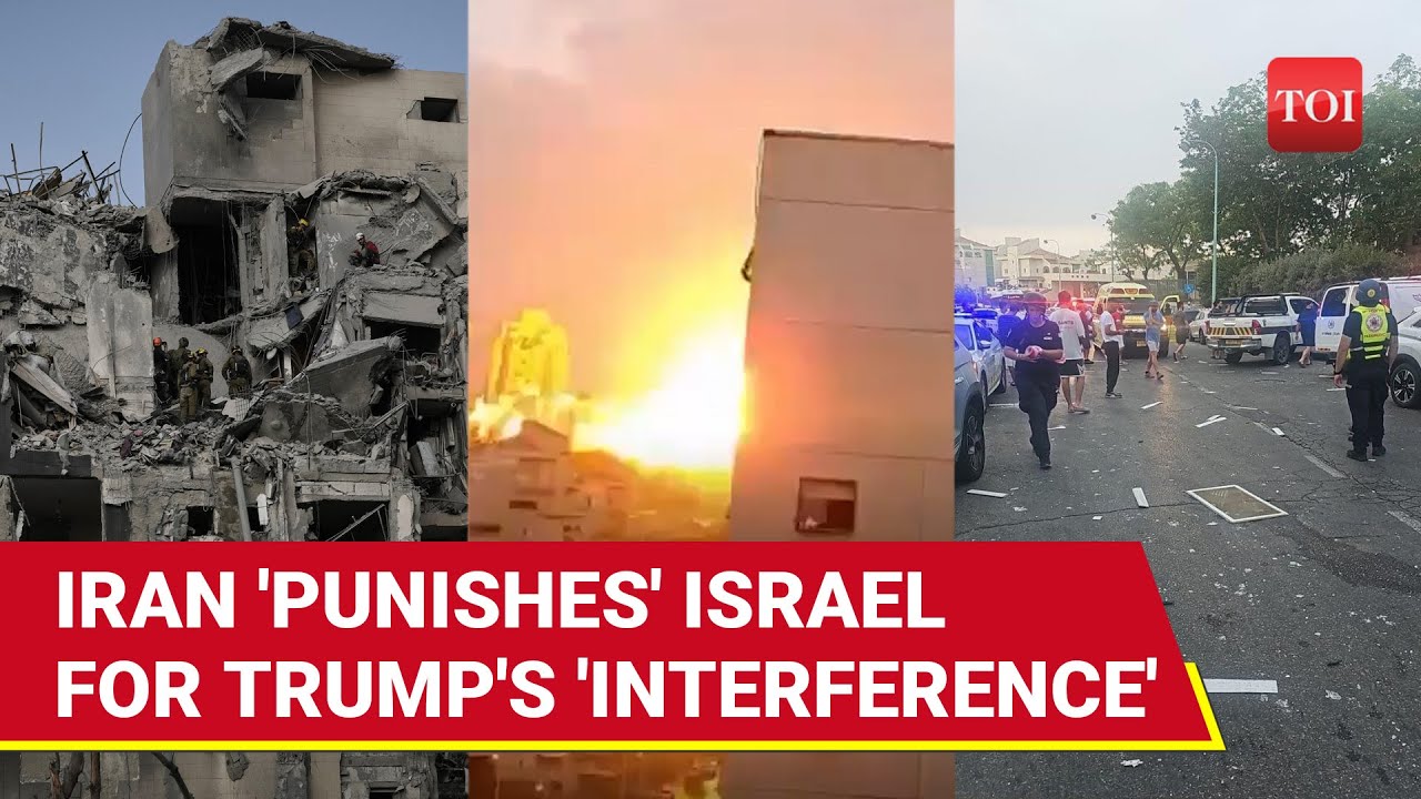 Iran's REVENGE Sends SHOCKWAVES In Israel: 4 Missile Salvos In 60 Mins | Beersheba In Ruins