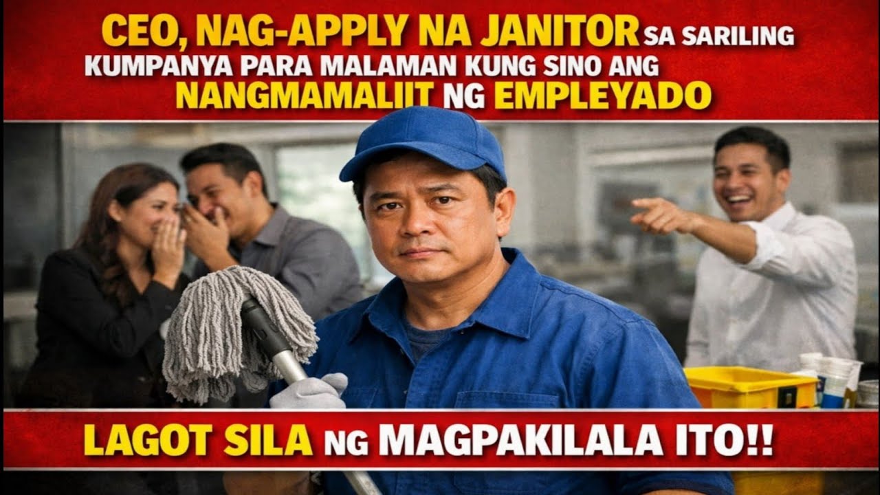 CEO, NAGPANGGAP NA JANITOR. HULI MGA NANGMAMALIIT NA EMPLEYADO!!| Billionaire CEO | Bilyonaryo Story