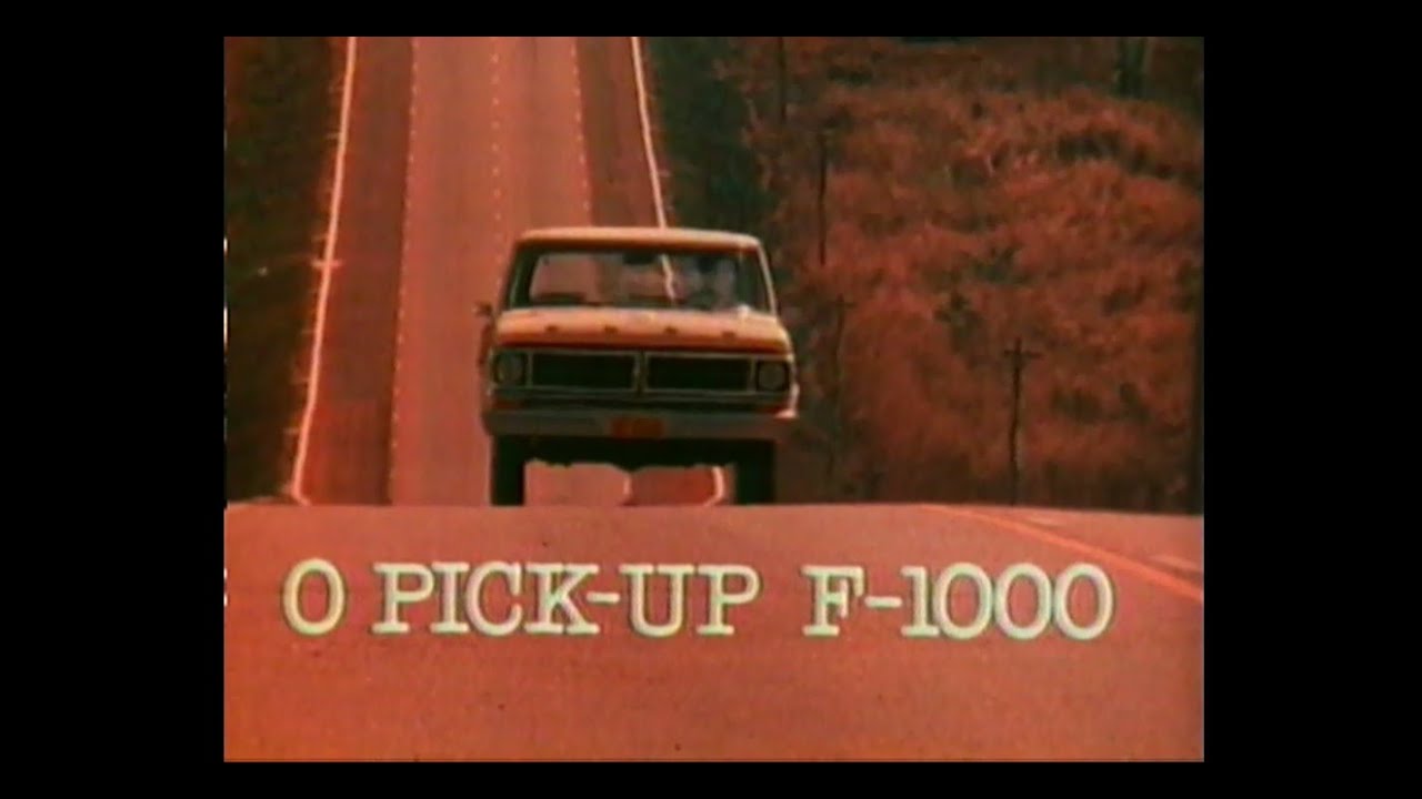 Propaganda Antiga HD Viagem  no Tempo com Ford F1000 Anos 70