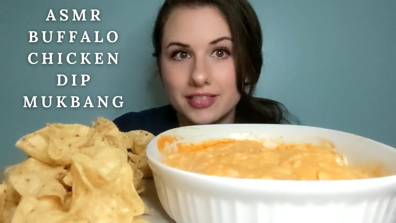 ASMR BUFFALO CHICKEN DIP AND CHIPS MUKBANG | Eating Show *No Talking | Eating Sounds | Chips and Dip