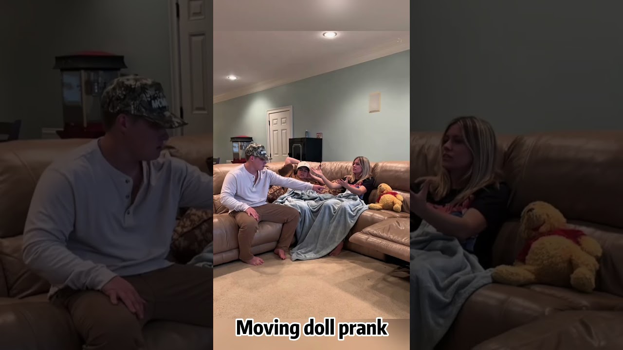 Moving doll prank #youtube #funny #moving #doll #prankvideo
