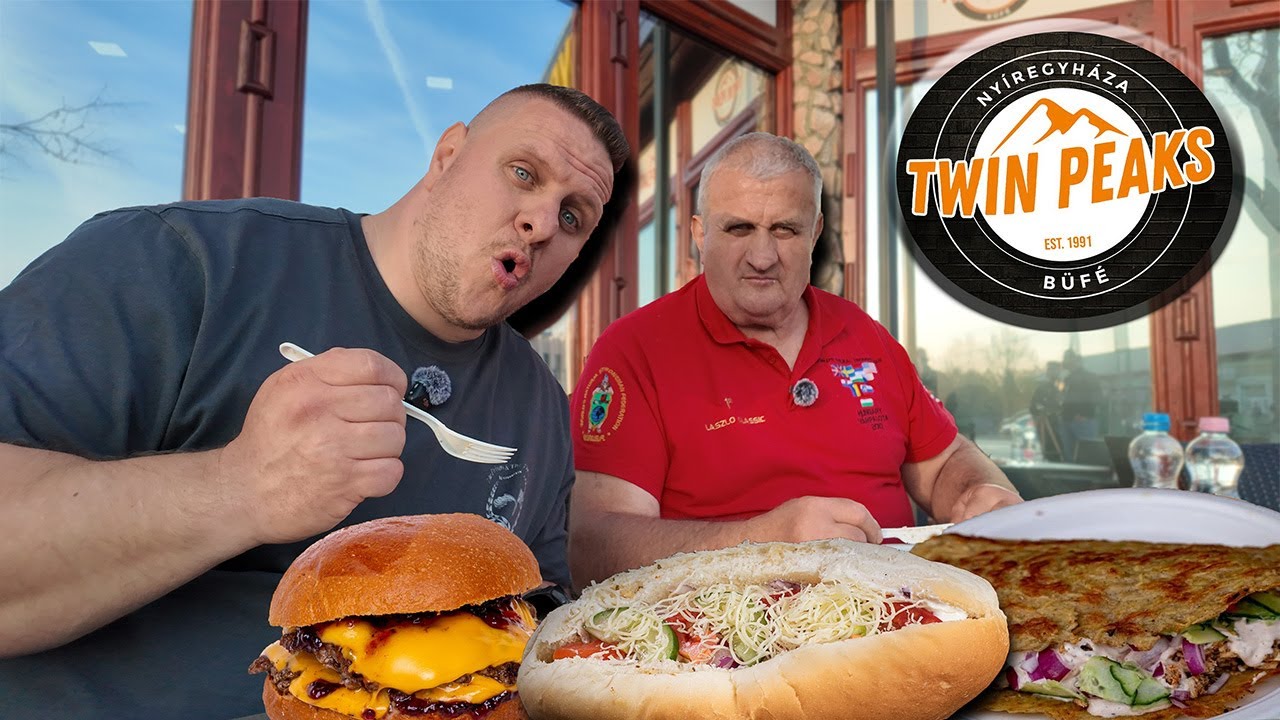 Megkóstoltuk az igazi nyíregyházi kifli gyros-t faterral🤯🫔Megpróbáltam egy kihívást is 😬
