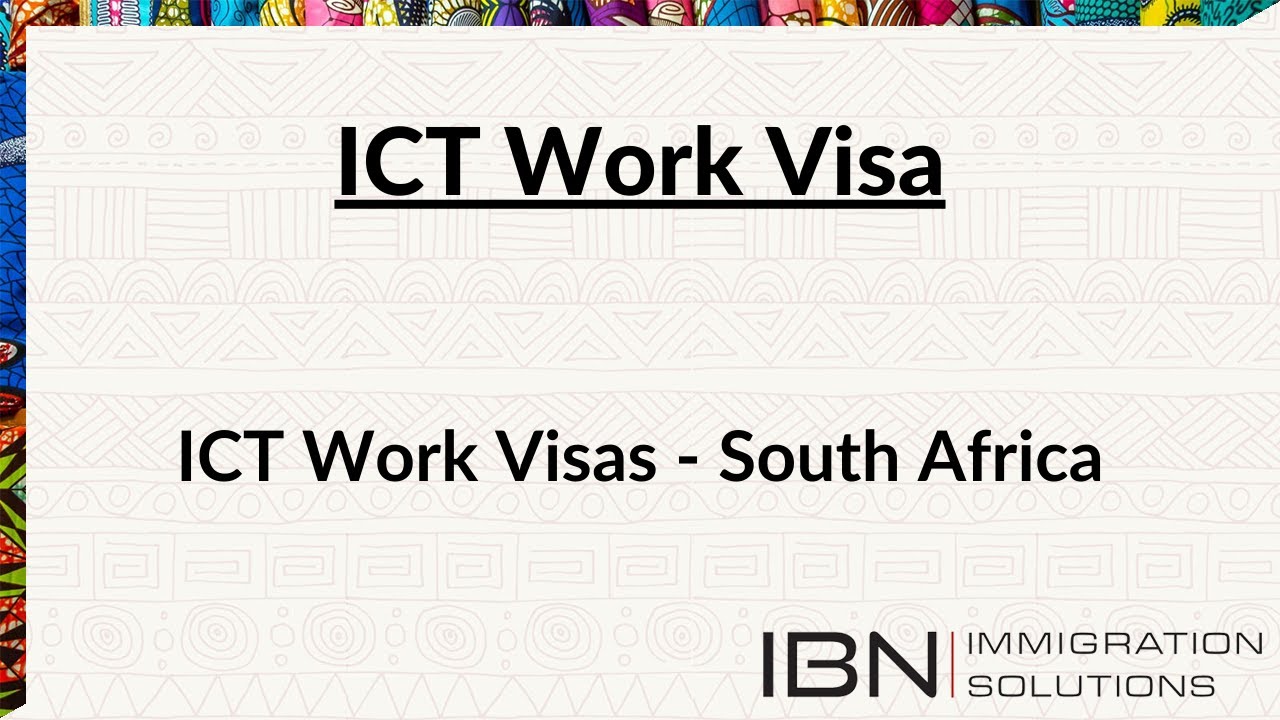 Intra-Company transfer (ICT) Work Visa in South Africa