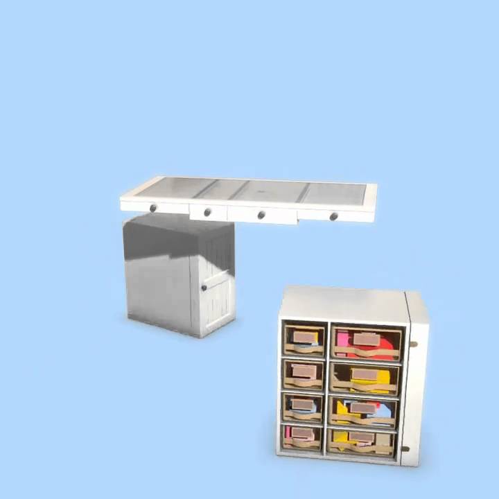 Original Scrapbox Ez View Craft Scrapbooking Desk