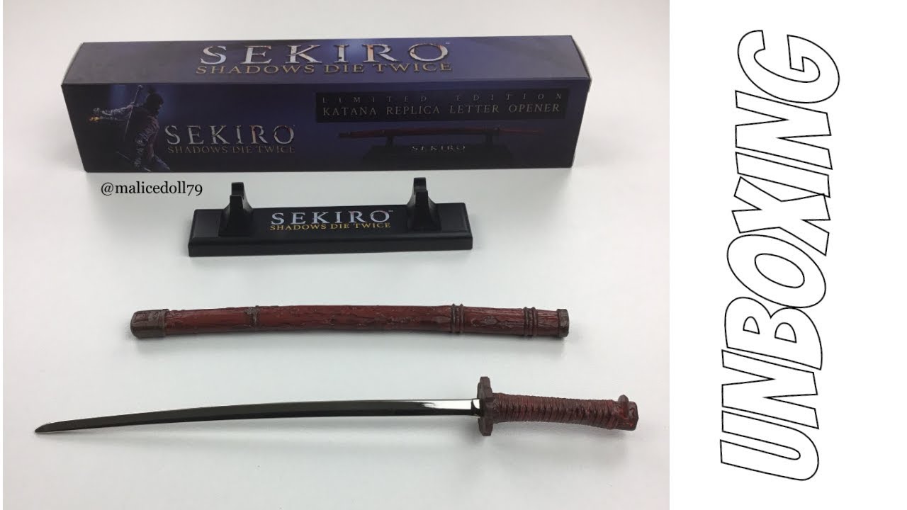 SEKIRO LIMITED EDITION KATANA REPLICA LETTER OPENER UNBOXING