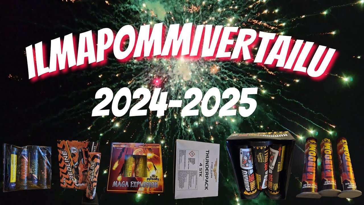 Suuri ilmapommivertailu | uusivuosi 2024-2025