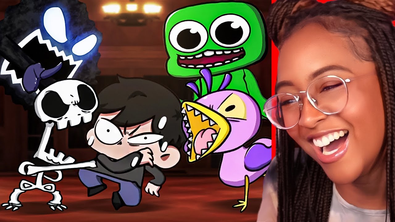 DOORS AND Garten of BanBan Jumpscares... BUT Cute!!
