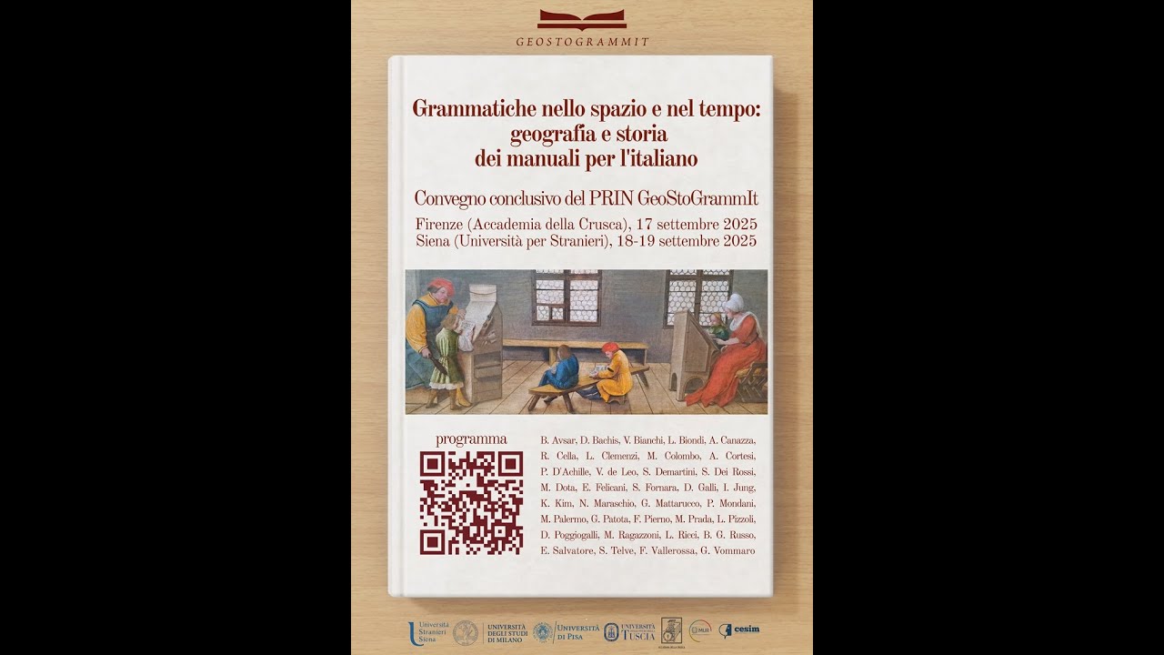 GeoStoGrammIt: Grammatiche nello spazio e nel tempo: geografia e storia dei manuali per l'italiano