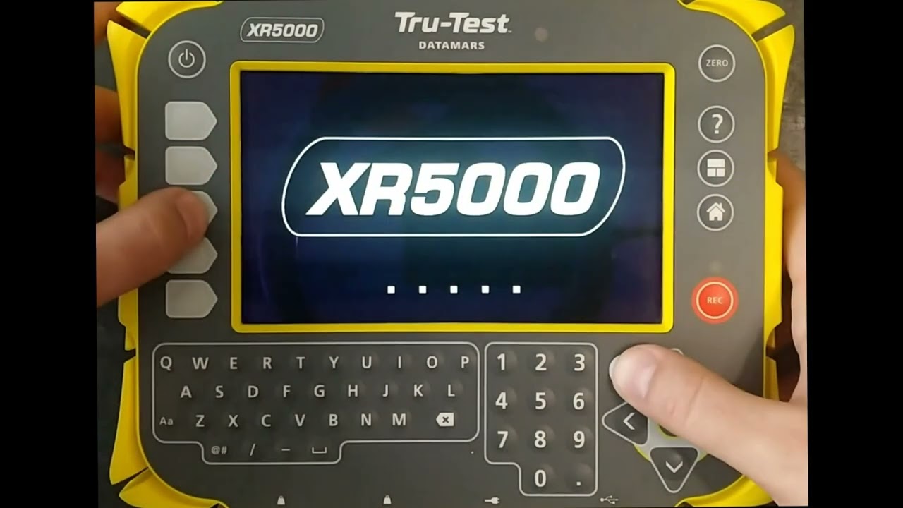 Tru-Test XR5000 menu / Tru-Test XR5000 меню