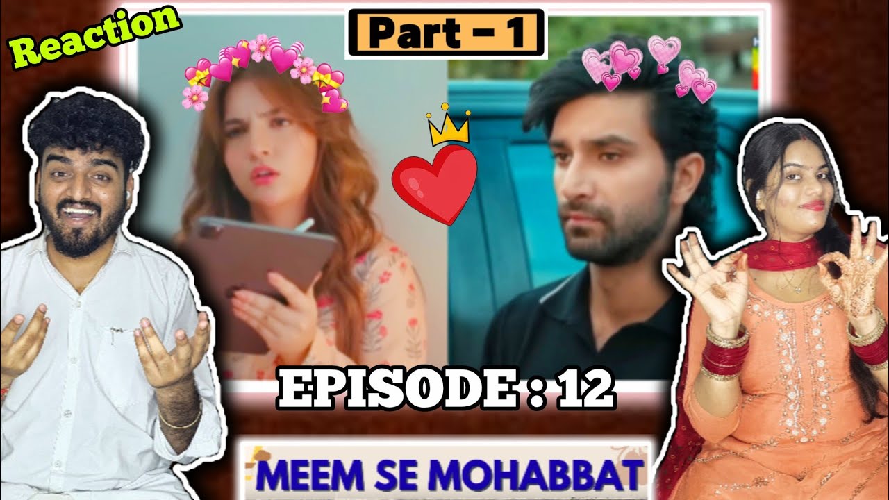 Indian Reacts to Meem Se Mohabbat Episode 12 | Part 1 | Ahad Raza Mir & Dananeer Mobeen