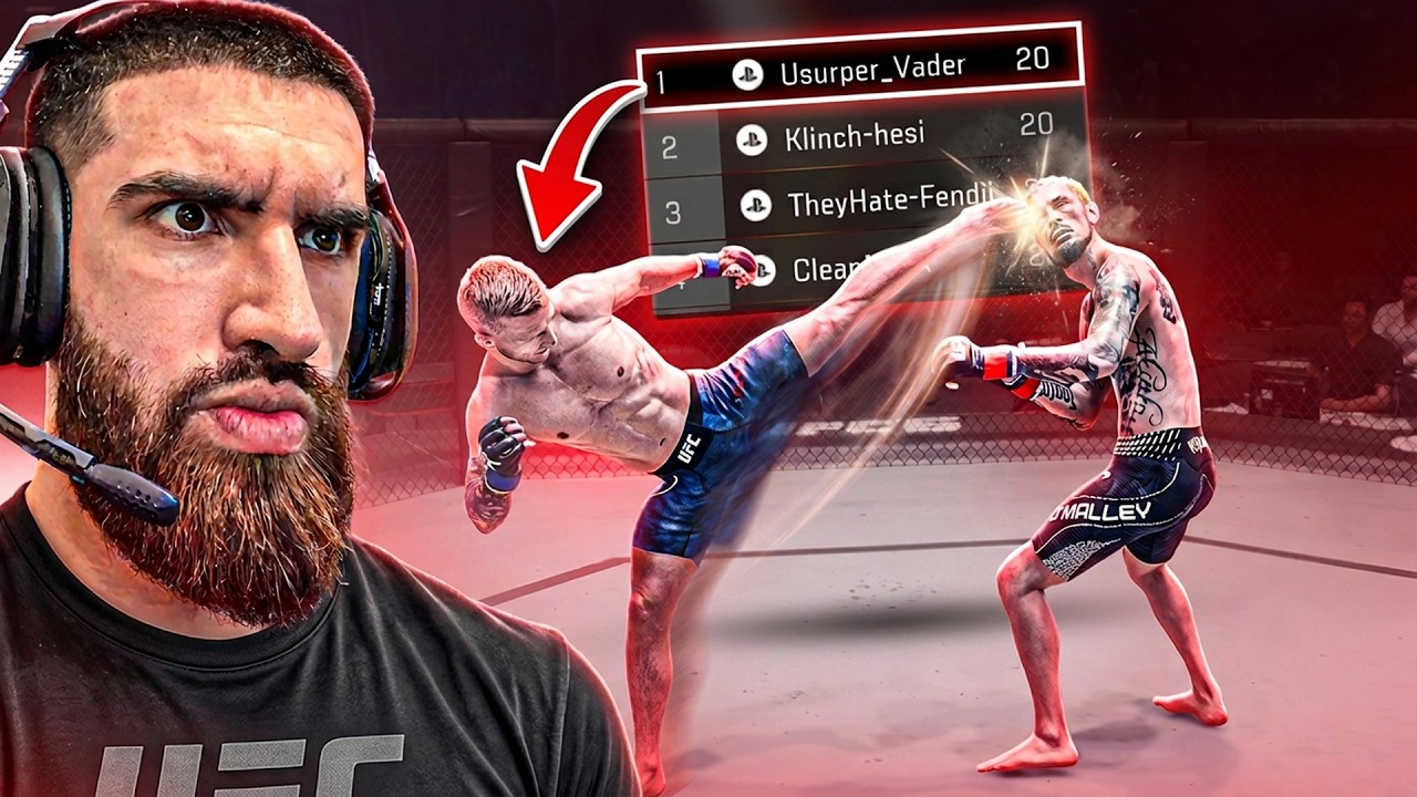 Я бросил вызов игроку №1 в мире в UFC 6