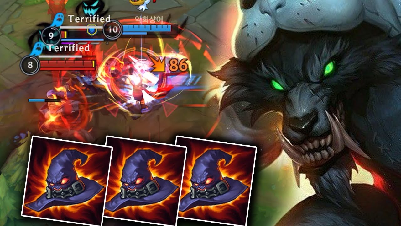 Full AP Warwick Mid is Broken? Rank 3 in the Server