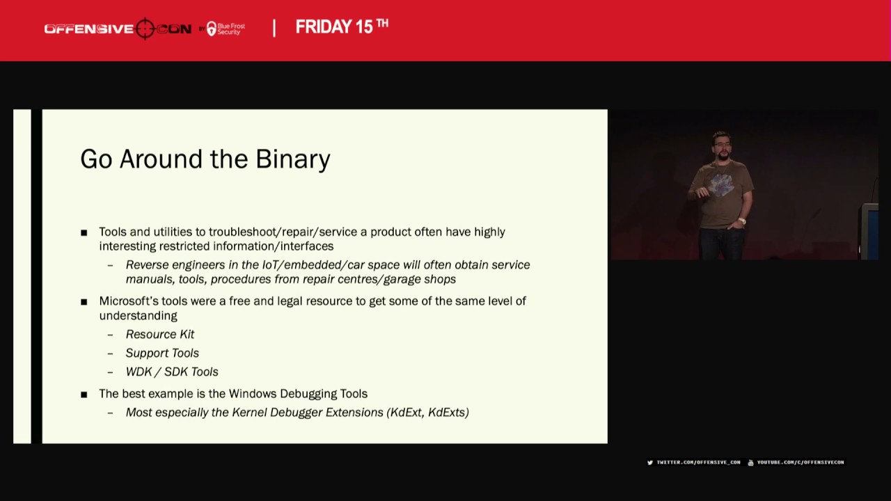 OffensiveCon19 - Alex Ionescu - Keynote - Reversing Without Reversing