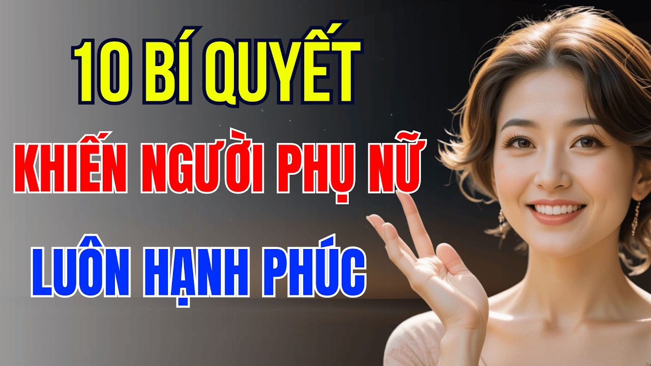 10 Thói Quen Vàng Giúp Người Phụ Nữ Sống Vui Vẻ, Cả Đời Bình An Và Hạnh Phúc