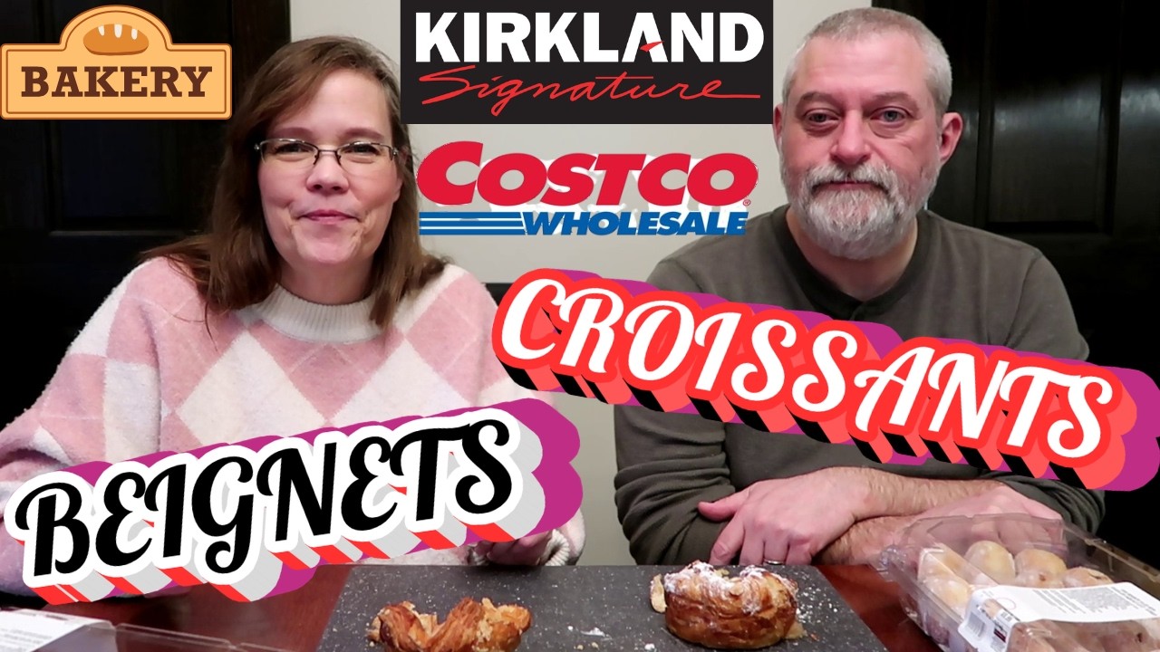 Kirkland Signature (Costco) Beignets w/Chocolate Hazelnut, Blueberry Cheesecake & Almond Croissant