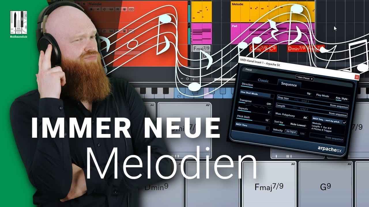 Melodien in Cubase auf Knopfdruck - Auch ohne Musiktheorie!
