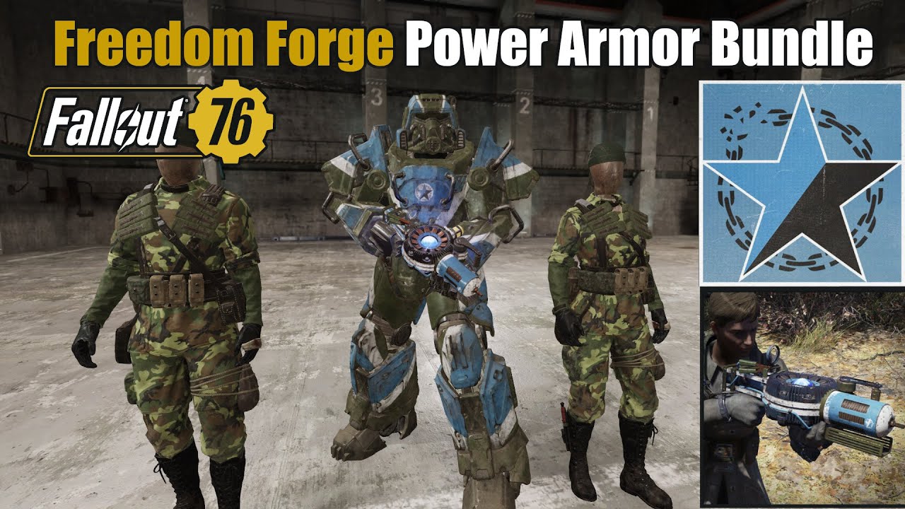Freedom Forge Power Armor Bundle - Fallout 76 Showcase