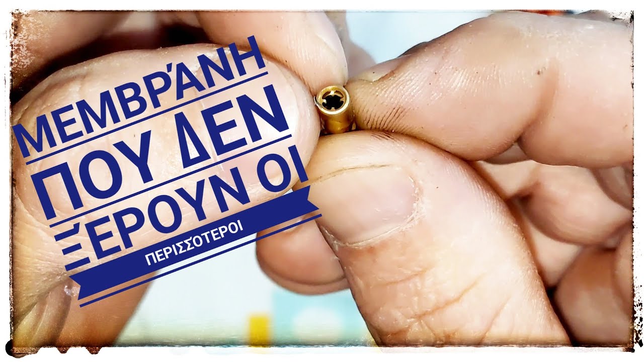 Καρμπυρατέρ αλυσοπρίονου...Η μεμβράνη που δεν την ξέρουν οι περισσότεροι.