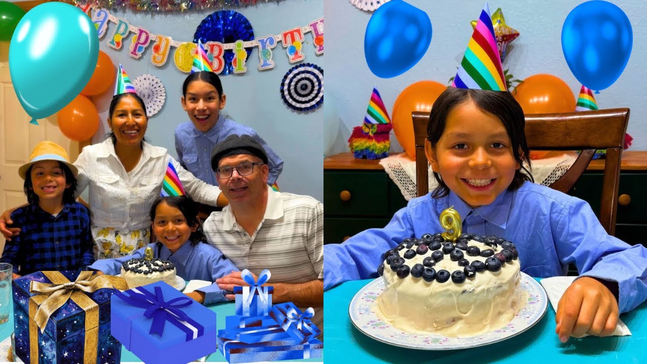 Celebrando con una TORTA de ARÁNDANOS🎁🎂 