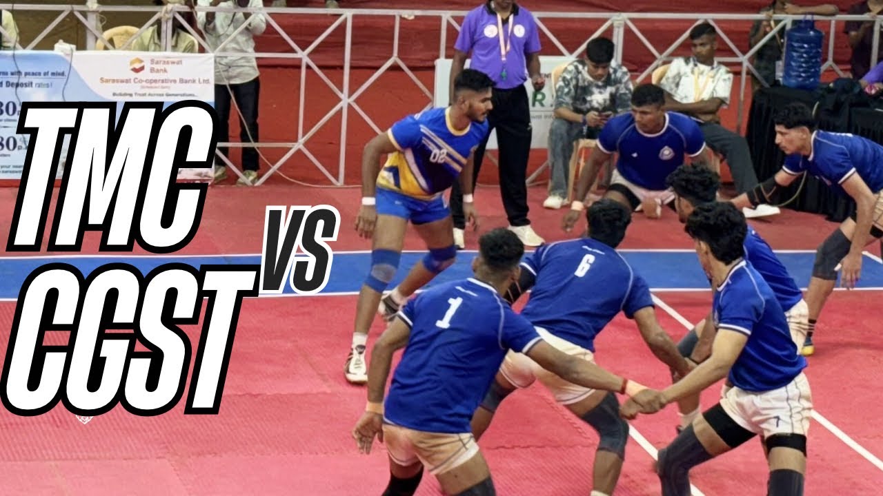 TMC THANE VS. CGST MUMBAI  1st Half PRE QUTER MATCH. | O.D.M KABADDI TOURNAMENT #kabaddi #trending 
