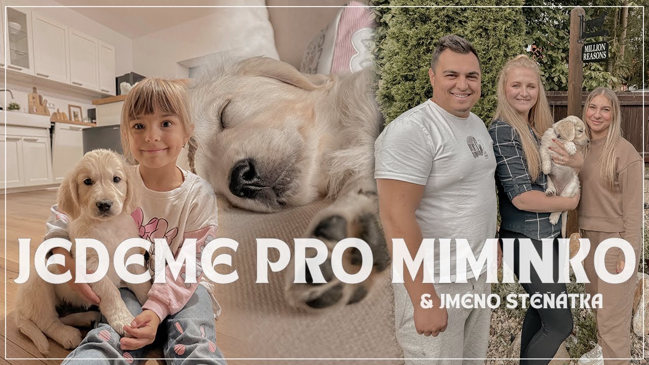 JE TO TADY 🐶 | jedeme pro miminko & jméno štěňátka / @christieandbabies  | ✨2024