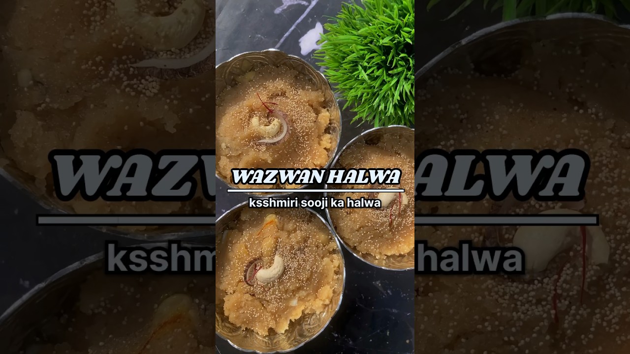 Kashmiri Wazwan Style Halwa At Home In 15 Mins | Fozia Rasool