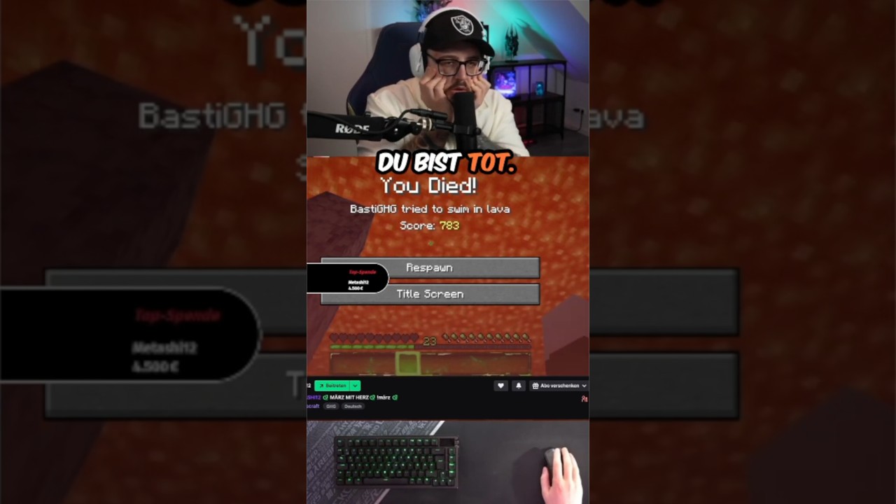 Metashi schmei&szlig;t BastiGHG in die Lava 🔥💀 | Der teuerste Troll-Move ever!