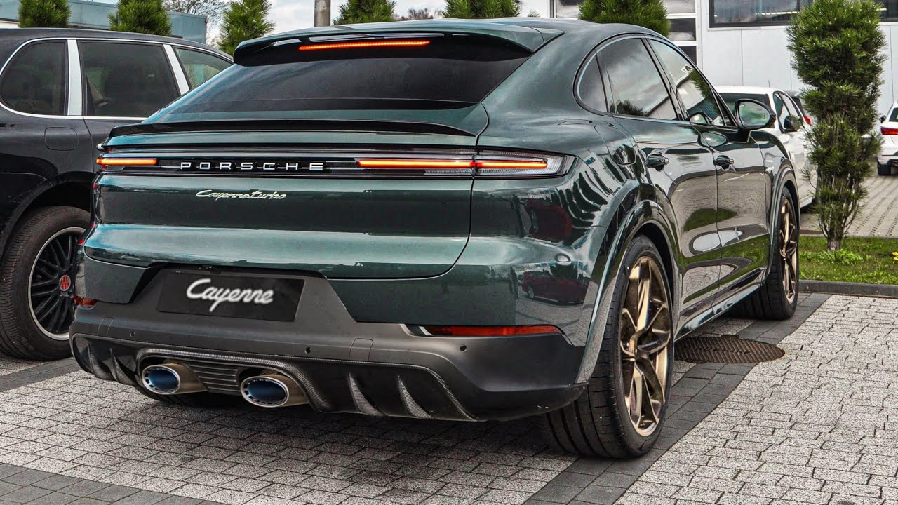 2025 Porsche Cayenne Turbo - Driving, Sound & Start Up | E-Hybrid