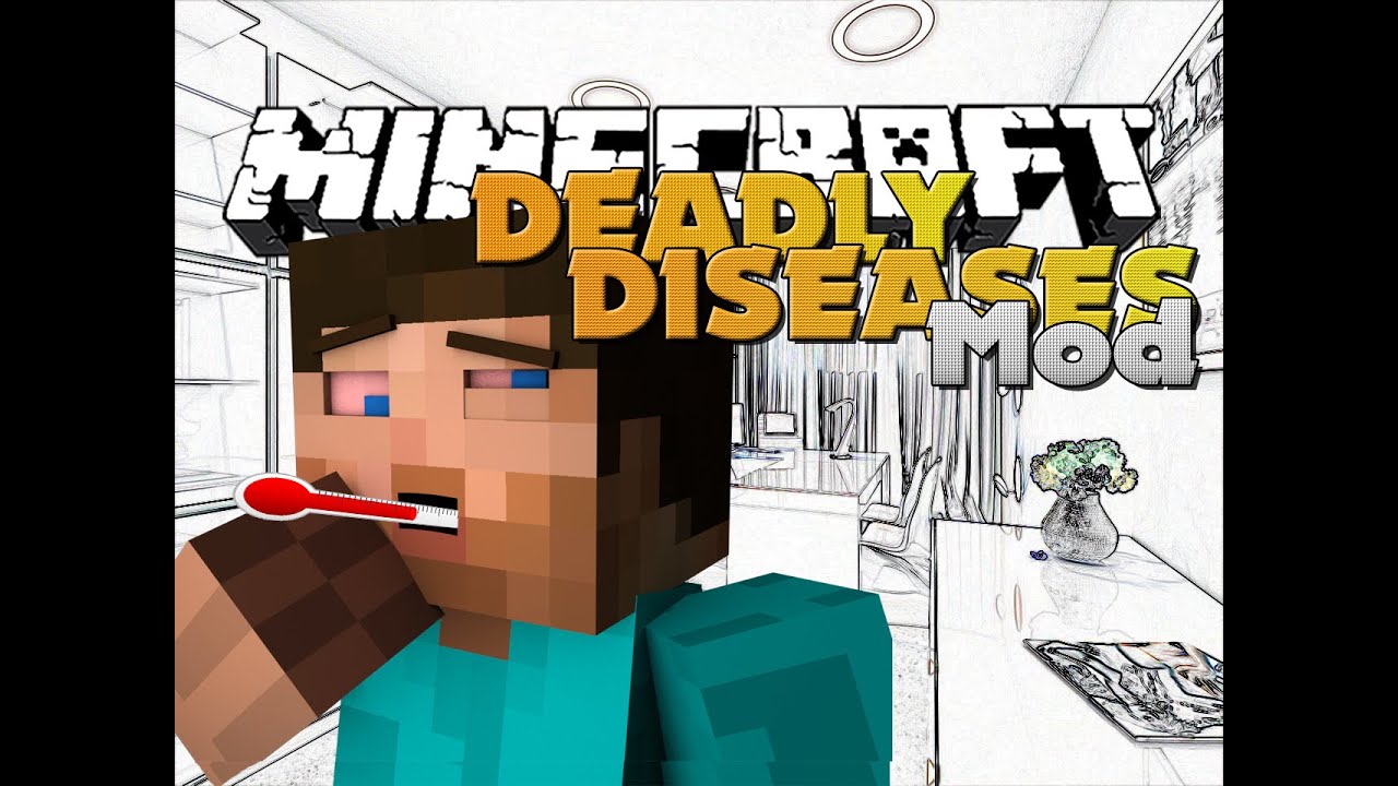Minecraft - DEADLY DISEASES MOD - NEW SURVIVAL TACTICS