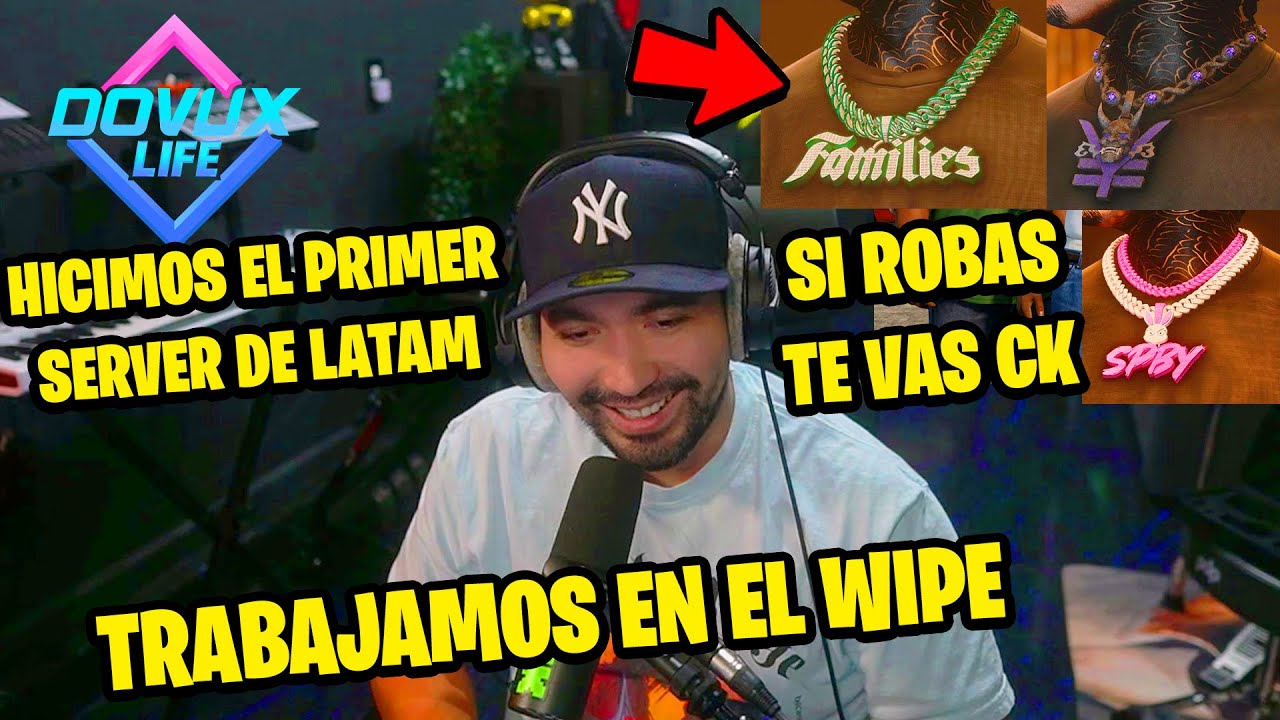 VOWE HABLA DEL WIPE | SE CUMPLE 6 AÑOS DE DOVUX | CK POR ROBAR CADENAS | DovuX Life | #gta #gtarp