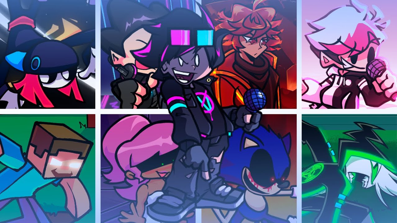 GLOWING But Every Turn A Different Characters Sings It🎤💙 (FNF Glowing But Everyone Sings it)