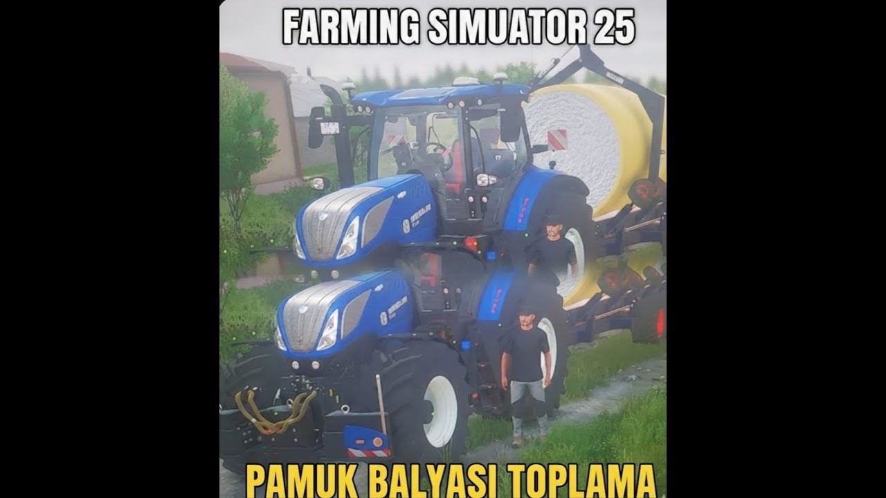 Pamuk Balyası Toplama | Farming Simulator 25🚜 How to Transport Cotton Bales FS25