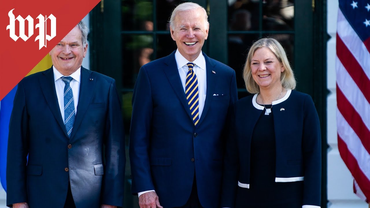 WATCH: Biden, Swedish and Finnish leadership speak on NATO applications