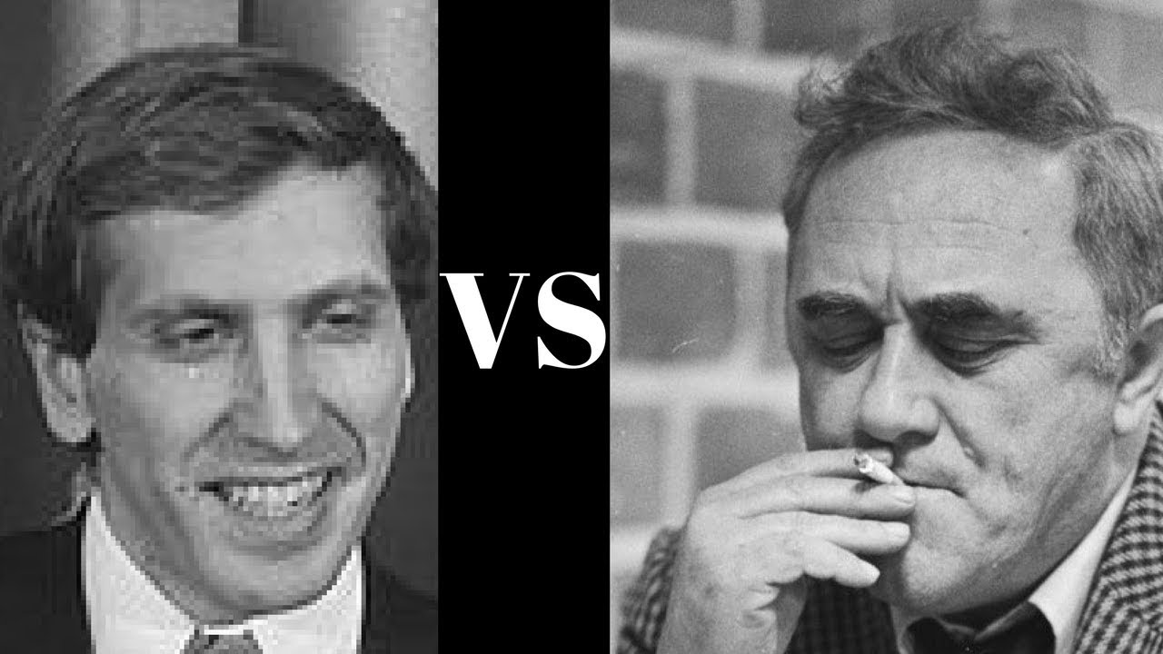 Bobby Fischer meets two times Soviet Chess Champion Efim Geller again at the Curacao Candidates 1962