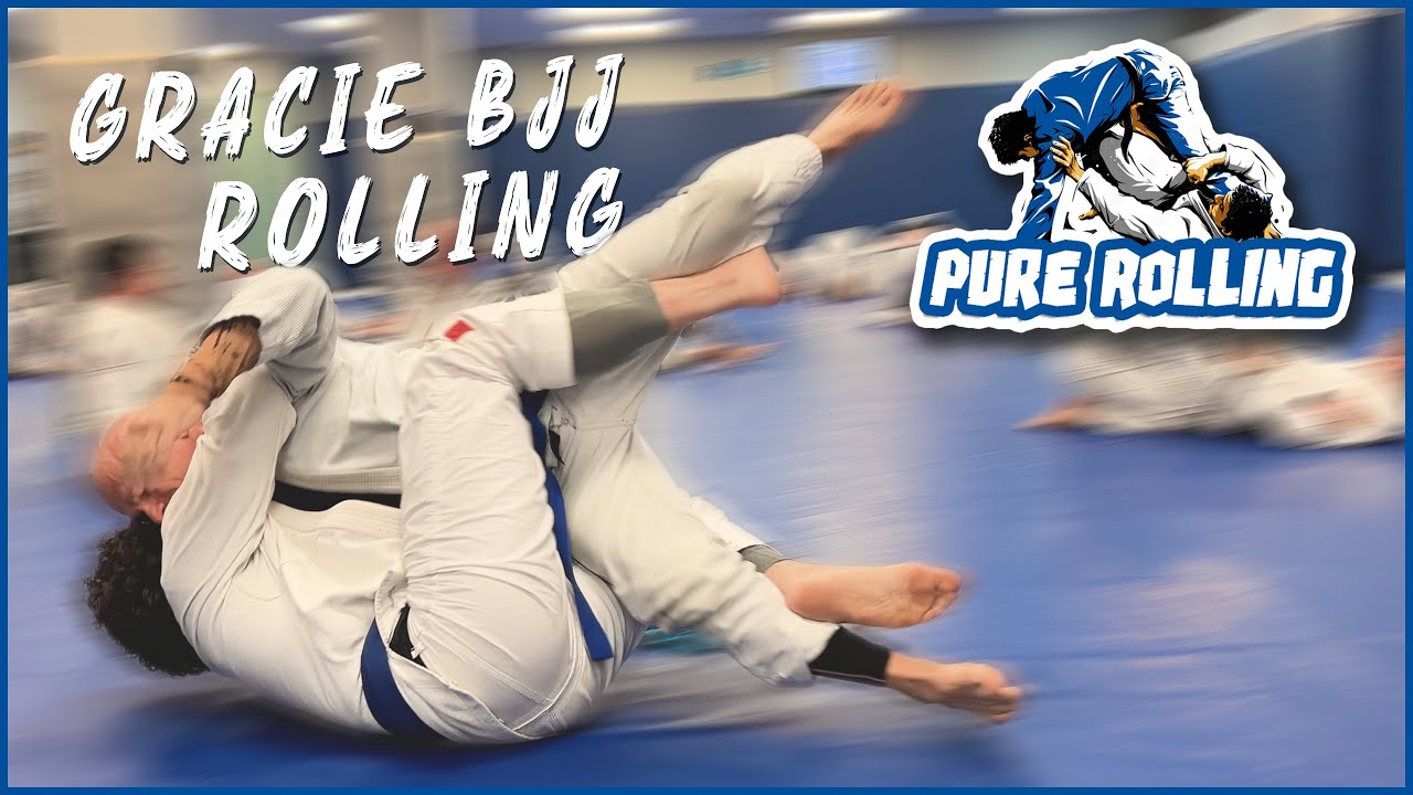 Gracie University Blue Belts Sparring - Long Form BJJ Rolling