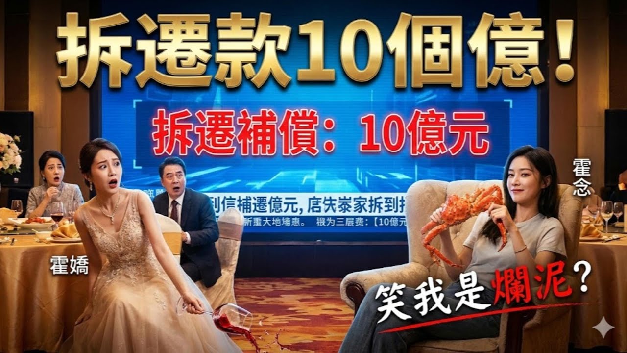 《假千金嘲我爛泥，十億拆遷款砸懵她》父母為了養女把我趕出家門，結果錯過了百億身家的親生女兒！看著跪在豪車前的他們，我關上了車窗。