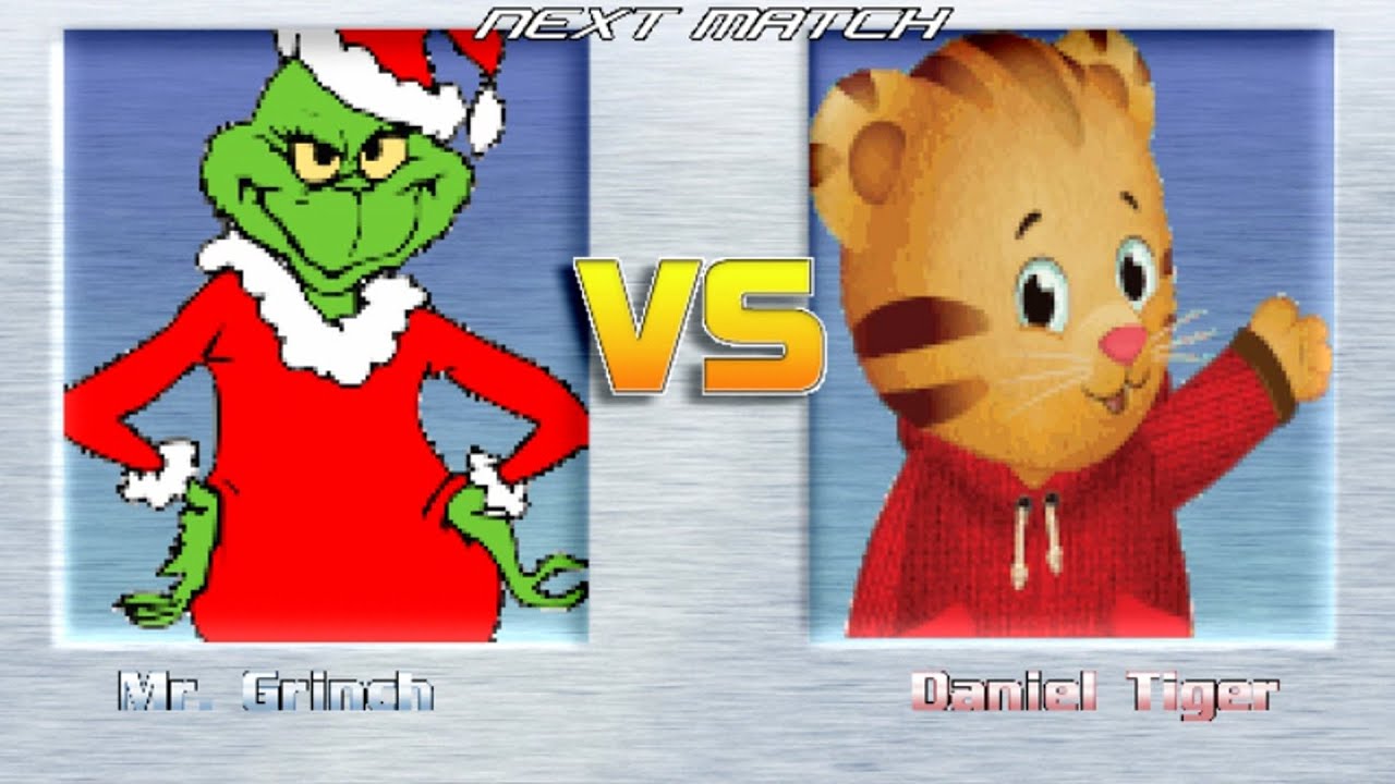 M.U.G.E.N BATTLES | The Grinch vs Daniel Tiger