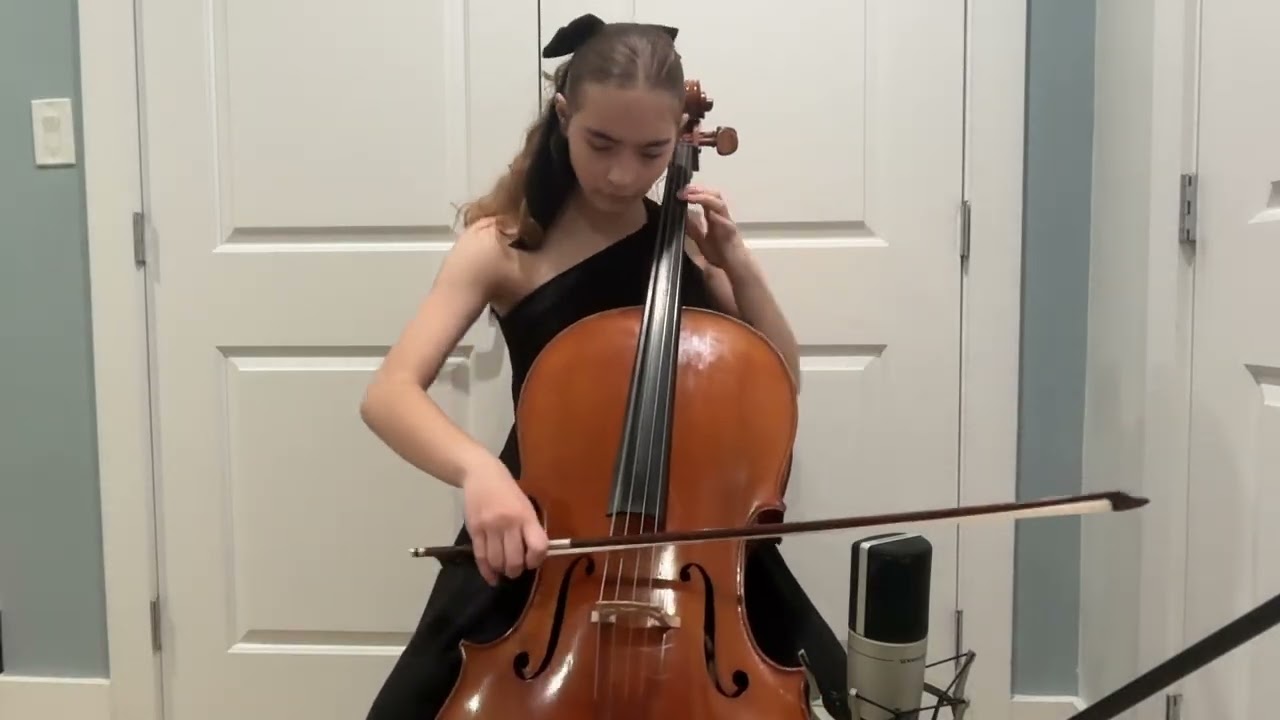 Amelia Baisden (14), Hindemith, Sonata for Solo Cello, Op. 25, No. 3, I. Lebhaft, sehr markiert