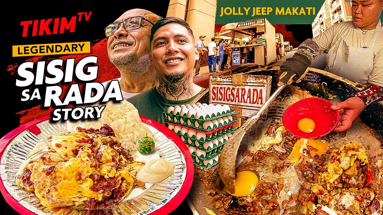 SISIG SA RADA STORY | LEGENDARY JOLLY JEEP  in MAKATI | FILIPINO STREET FOOD ICON | TIKIM TV