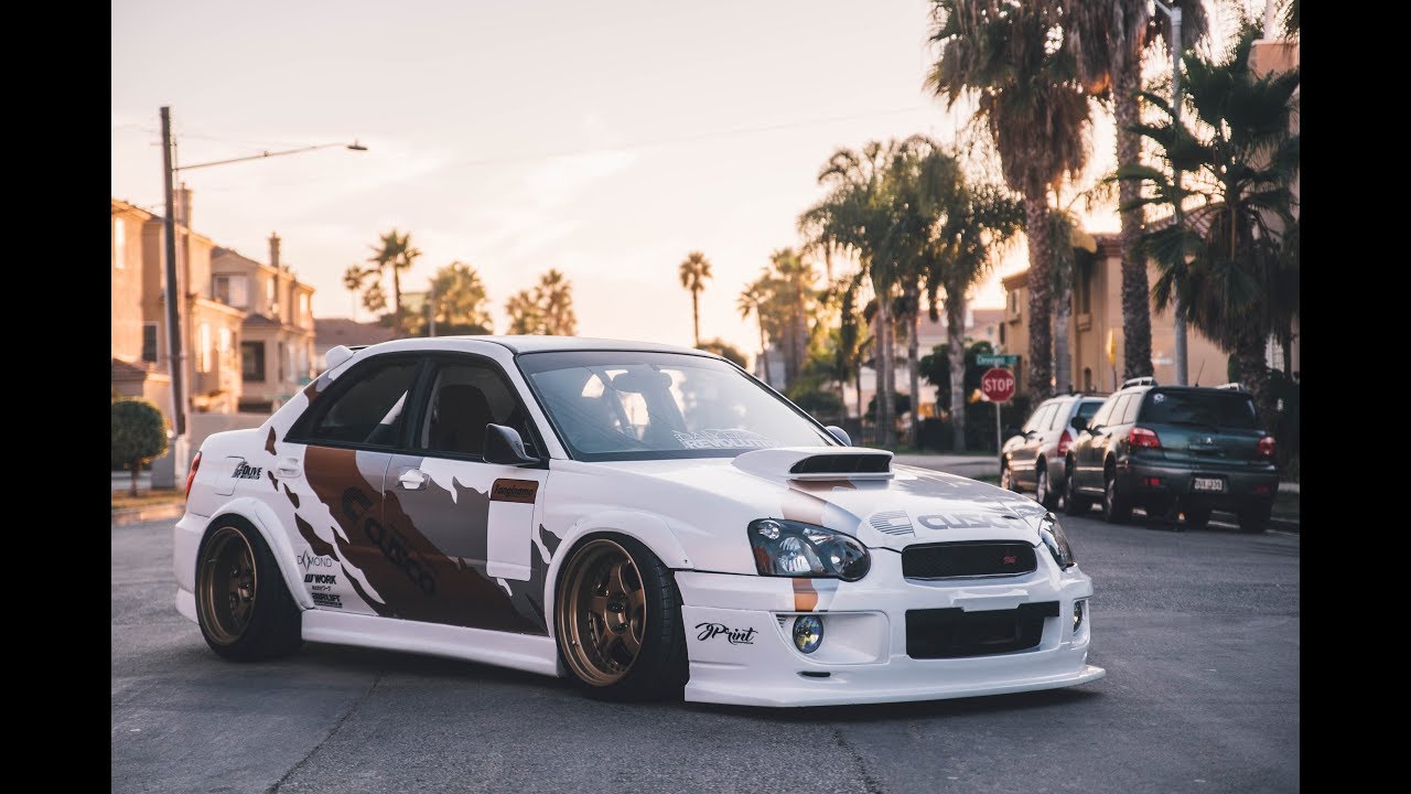 Sean's Wide and Bagged Subaru STI