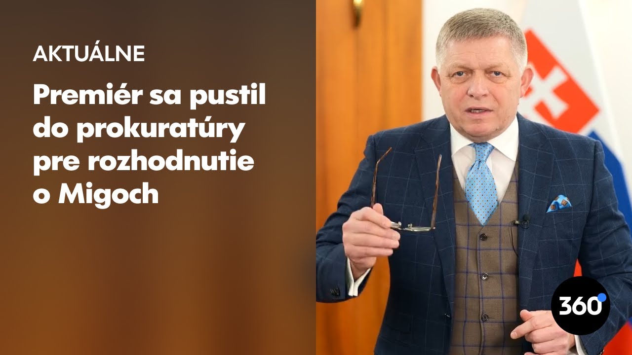 Premiér sa pustil do prokuratúry pre rozhodnutie o Migoch.