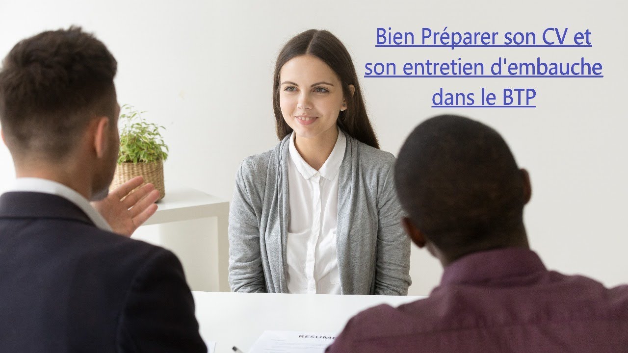 Live 2 (suite): Comment décrocher un travail dans le BTP