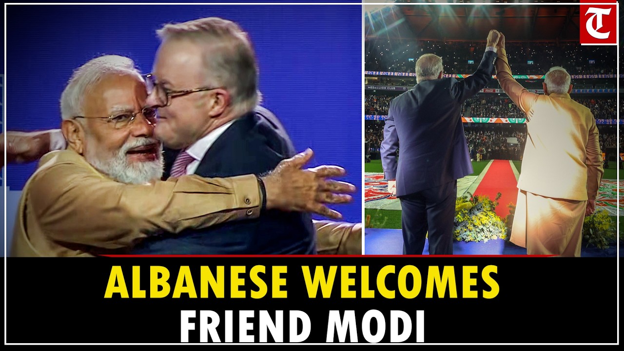 Australian PM Albanese's Warm Welcome for 'Friend' PM Modi in Melbourne Wins Hearts