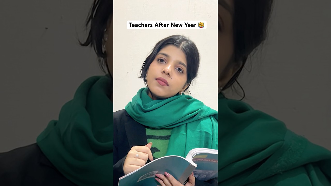 Teachers After New Year 👩&zwj;🏫 #comedy #relatable #school #teachers #newyear #schoolmemories