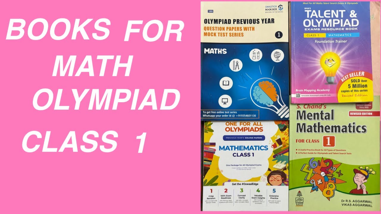 Math Olympiad Books Class 1/Best Books For Mathematics Olympiad Preparation