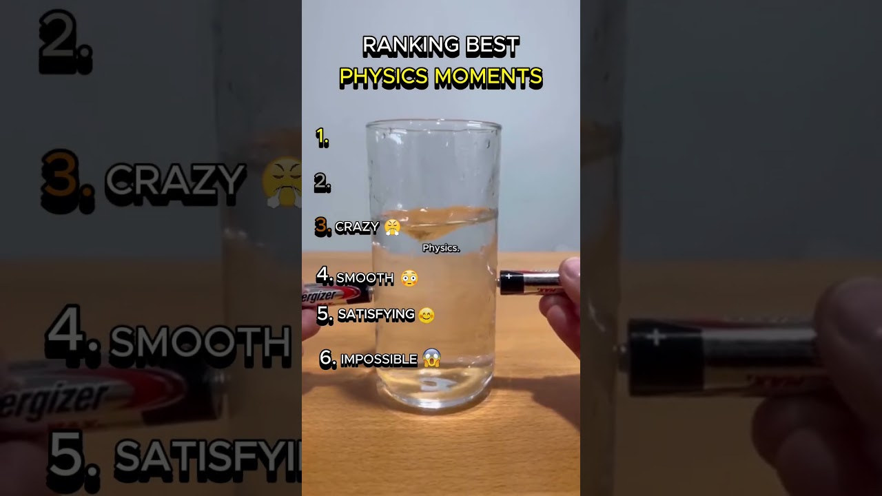 RANKING BEST PHYSICS MOMENTS