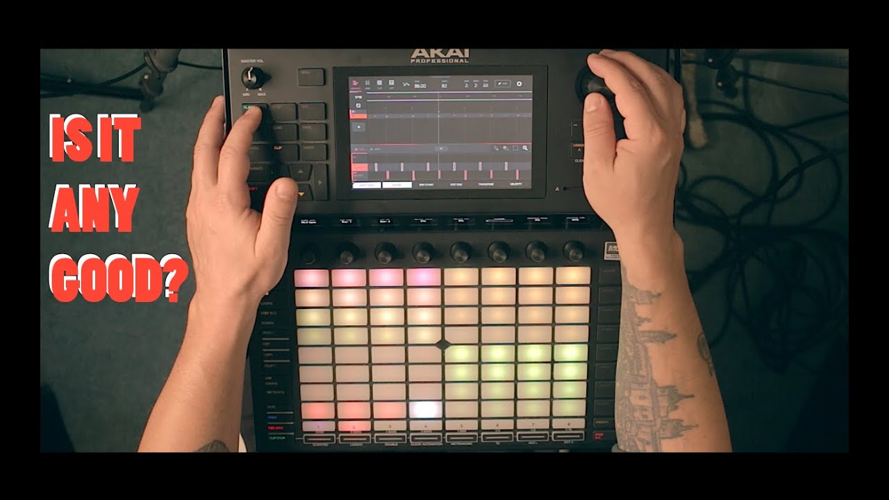 Testing the Akai Force Arrangement window 3.0.5
