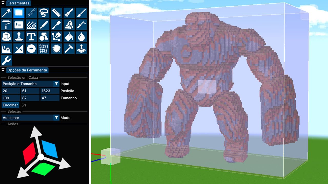 MELHOR MOD PRA SER CONSTRUTOR PROFISSIONAL NO MINECRAFT - TUTORIAL AXIOM