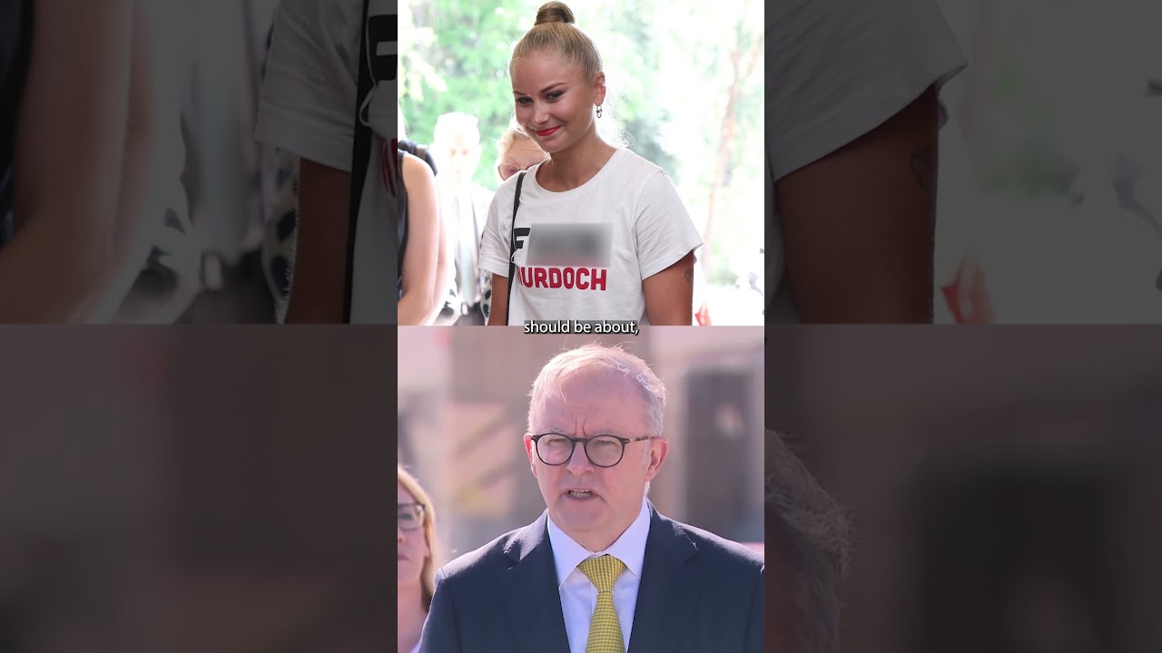 Albanese criticises Grace Tame for her &lsquo;F--- Murdoch&rsquo; T-shirt